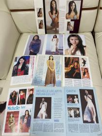 李嘉欣16开彩页16面