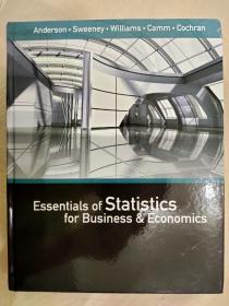 Essentials of Statistics for Business & Economics 8e 原版硬精装 商务和经济统计学精要 第8版 Anderson