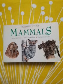 MANMALS （THE LITTLE GUIDES）500種哺乳動物圖解分布 繪畫動物的工具書