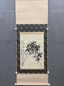 郑燮郑板桥（款）《墨竹图》