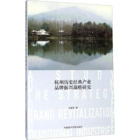杭州历史经典产业品牌振兴战略研究 民间工艺 汪建军 新华正版