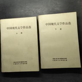 中国现代文学作品选（上下）【两册合售】