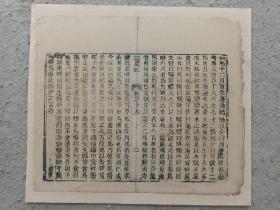 古籍散页《三农纪》一页，页码2，尺寸 29425厘米厘米，这是一张木刻本古籍散页，不是一本书，轻微破损缺纸，已经手工托纸。