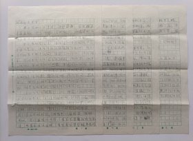 【鲲西学长旧藏】学者卞慧新2004年书写16开信札4页