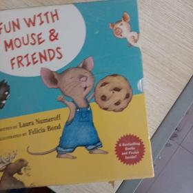 英文原版绘本 美国进口 Fun with Mouse and Friends 如果你给老鼠吃饼干系列 盒装6册(塑封）