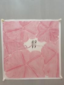 陈家冷国画一幅