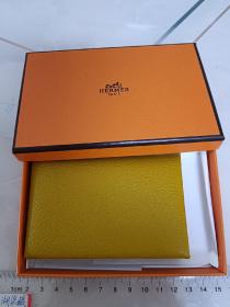 Hermes 爱马仕， 真皮小卡包一个，法国巴黎生产，未使用过
