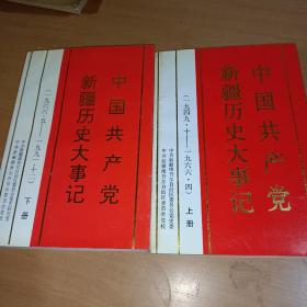 中国共产党新疆历史大事记(上下)