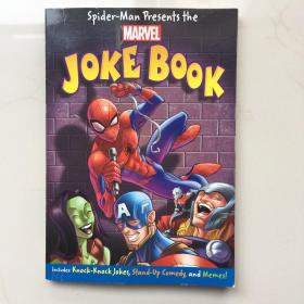 现货 蜘蛛侠 漫威笑话书 漫威漫画 漫威宇宙俏皮话 表情包 平装 英文原版 Spider-Man Presents The Marvel Joke Book