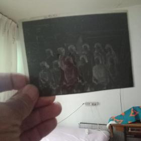 七八十年代老底片:院夼学校女生合影