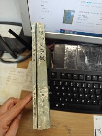 汉印文字征（1982年1版1印 ）、汉印文字征补遗（1978年1版81年2印） 两册合售