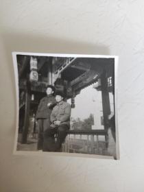 北京中山公园合影老照片