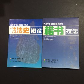 大学生书法基础系列丛书：楷书技法、书法史概论（两本合售）
