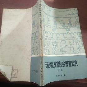 云南少数民族社会调查研究(下集)