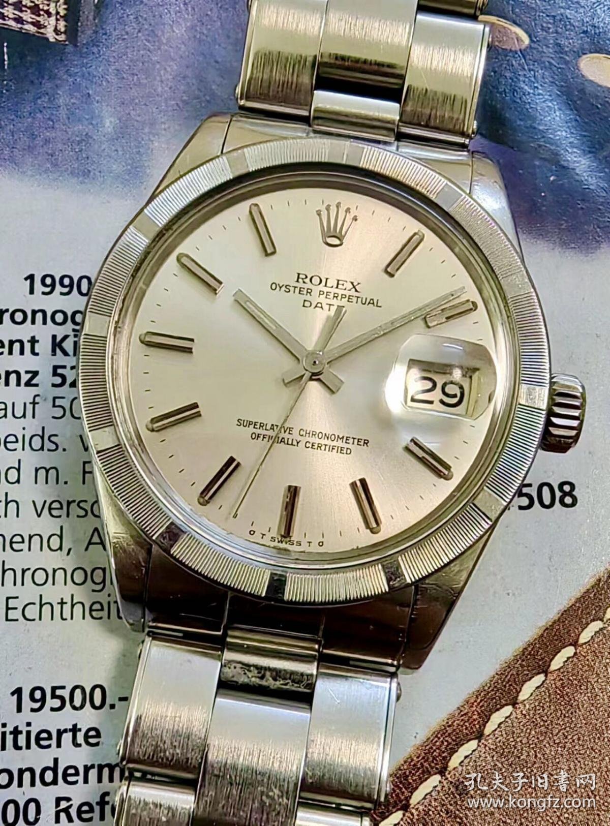 78中古劳力士78瑞士rolex十三划1501自动男士机械表(一劳永逸),好