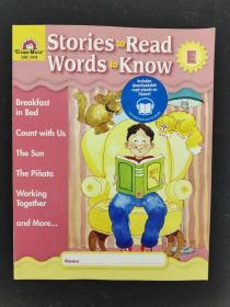 Stories to Read Words to Know level E