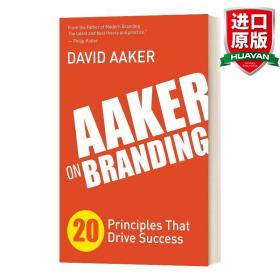 英文原版 Aaker on Branding: 20 Principles That Drive Success 30年心血, 品牌之父艾克终于说出的品牌王道 英文版 进口英语原版书籍