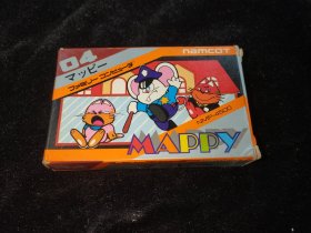 1984年 日本原版 MAPPY 任天堂游戏卡（附原盒）