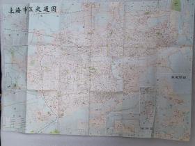 舊地圖-上海市郊區交通圖(1990年）