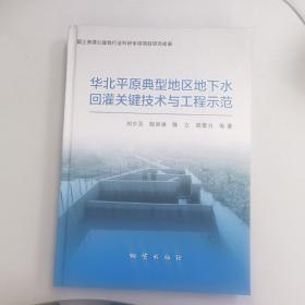 华北平原典型地区地下水回灌关键技术与工程示范