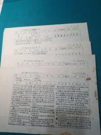 1962年西安美术学院历史著名美术文物记录卡片一组