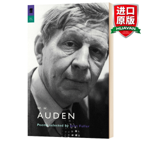 英文原版 W. H. Auden A.H.奥登诗选 詹姆斯·芬顿选编 费伯诗人评论系列 英文版 进口英语原版书籍