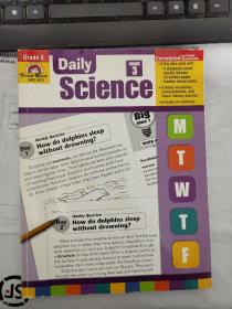 Daily Science, Grade 3【有水印，不多 轻微磨损】