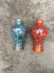 500毫升空酒瓶一对（议酱）