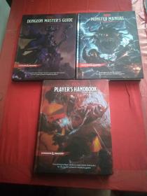D & D: Dungeon Master's Guide, Player's Handbook, Monster Manual