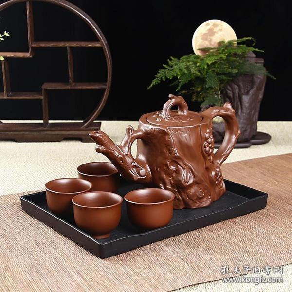宜興紫砂壺特大號純手工家用泡茶壺大容量單茶壺套裝陶瓷功夫茶具
