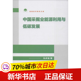 保正版！中国采掘业能源利用与低碳发展9787561558812厦门大学出版社孔庆宝 著