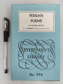 Everyman's Library No.996（人人文库，第996册）: PERSIAN POEMS《波斯诗歌选集》一册全，美品现货