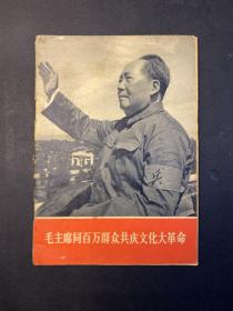 罕见大**时期《毛主席同百万群众共庆*****》有毛林合照（1966年1版1印）