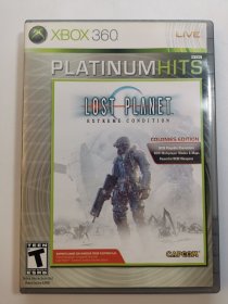 版本自辩 拆封 TPS Xbox360 Live 游戏 1碟 DVD + 手册 Capcom 失落的星球 Lost Planet 极限状态 殖民地版 英文版