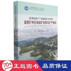 正版 贵州省矿产资源潜力评价 重要矿种区域成矿规律与矿产预测 陶平 9787562549185