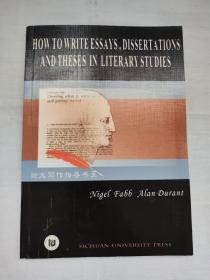 文學研究中的論文寫作（英文版）——論文寫作指導書系