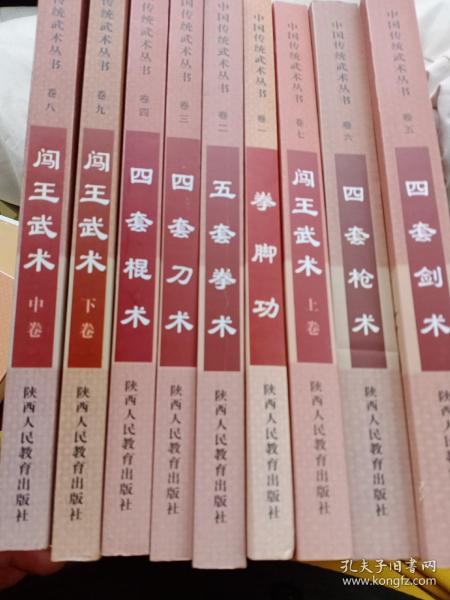 中国传统武术丛书（全9册）