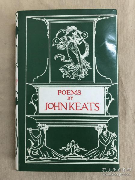 Poems by John keats《济慈诗集》1979年出版，带书衣，烫银书脊，插画家设计封面并插图，著名艺术创新运动画家罗伯特·安宁·贝尔插图本（内含大约76幅精美插图）