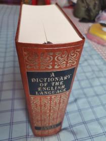 a dictionary of the English language
Samuel Johnson dictionary
约翰逊英语词典