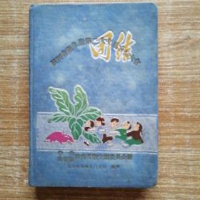 1960年陕西省卫生厅第二次文艺会演大会纪念日记本（内写有中医治病药方）