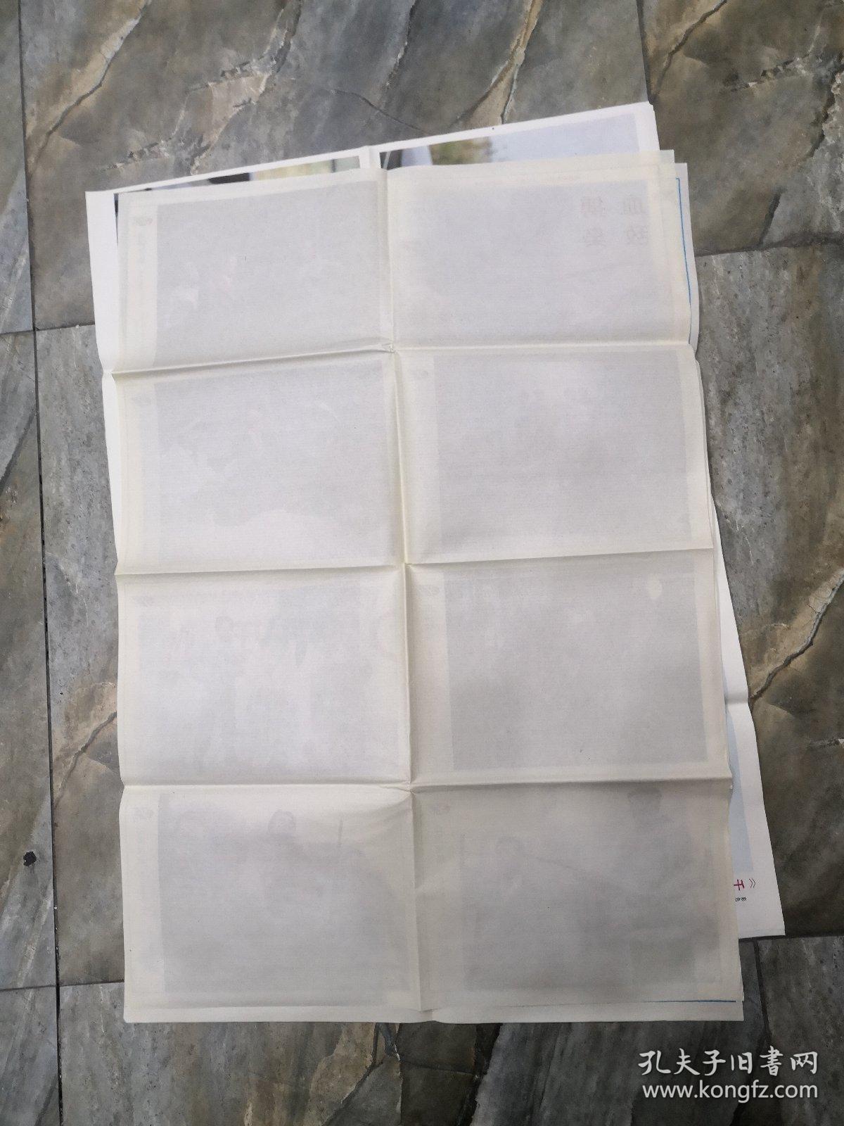 血搏敌枭 彩色故事片 电影海报剧照 对开