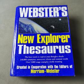 Webster's New Explorer Thesaurus【英文原版】