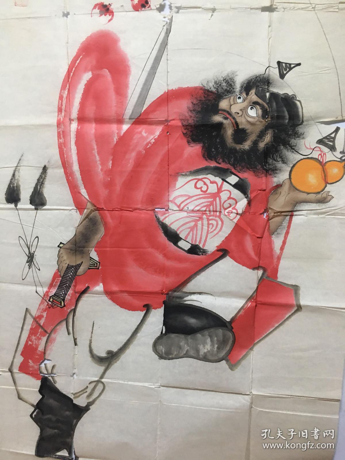 秦敬斌钟馗有破损