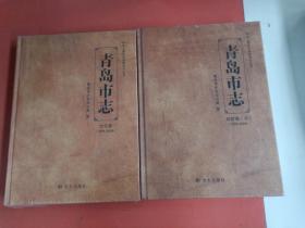 青岛市志:文化卷，经济卷中 共两本3.5kg