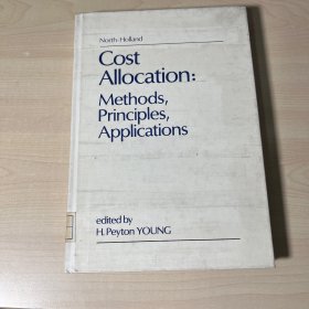Cost Allocation: Methods, Principles, Applications