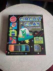 Circuit Clay 黏土电路 用黏土教孩子玩电路 教程+实验材料 8-12岁 英语趣味学习 科普电路 英文原版儿童手工玩具图书