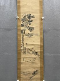 清代佚名《人物圖》