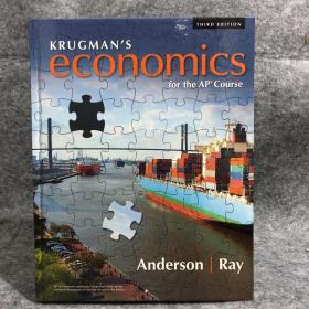 KRUGMAN'S economics for the AP Course THIRD EDITION ANDERSON RAY bfw publishers 正版 实拍 现货 品相好 扉页有签名，介意勿拍 内页干净