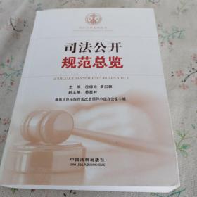 司法公开规范总览——司法公开丛书