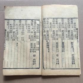清代安徽省郡县文化一册